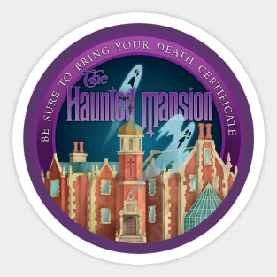 The Haunted Mansion Sticker